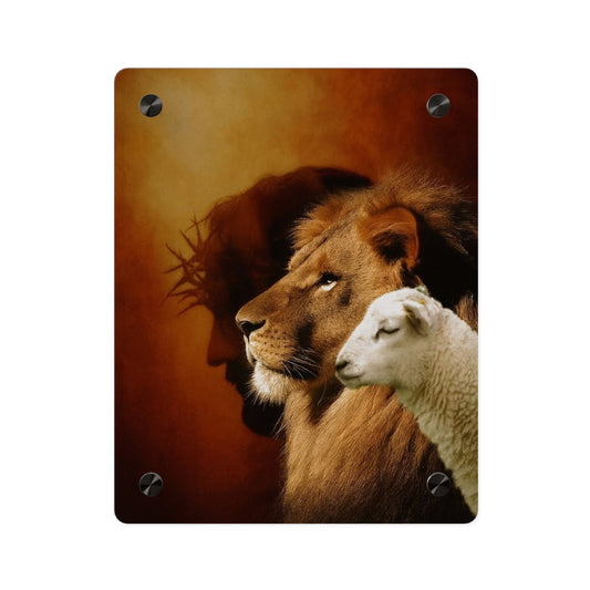 Jesus King Christian Acrylic Wall Art Panels Home Decor