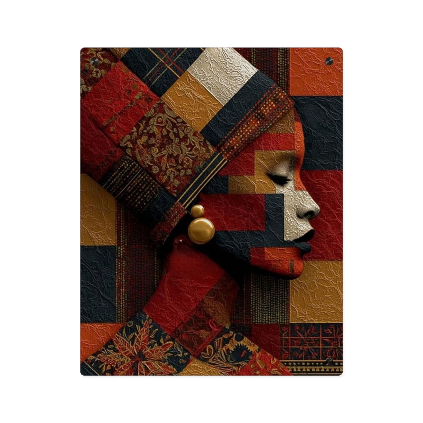 Afrohemian Women Acrylic Wall Art Panels Home Decor