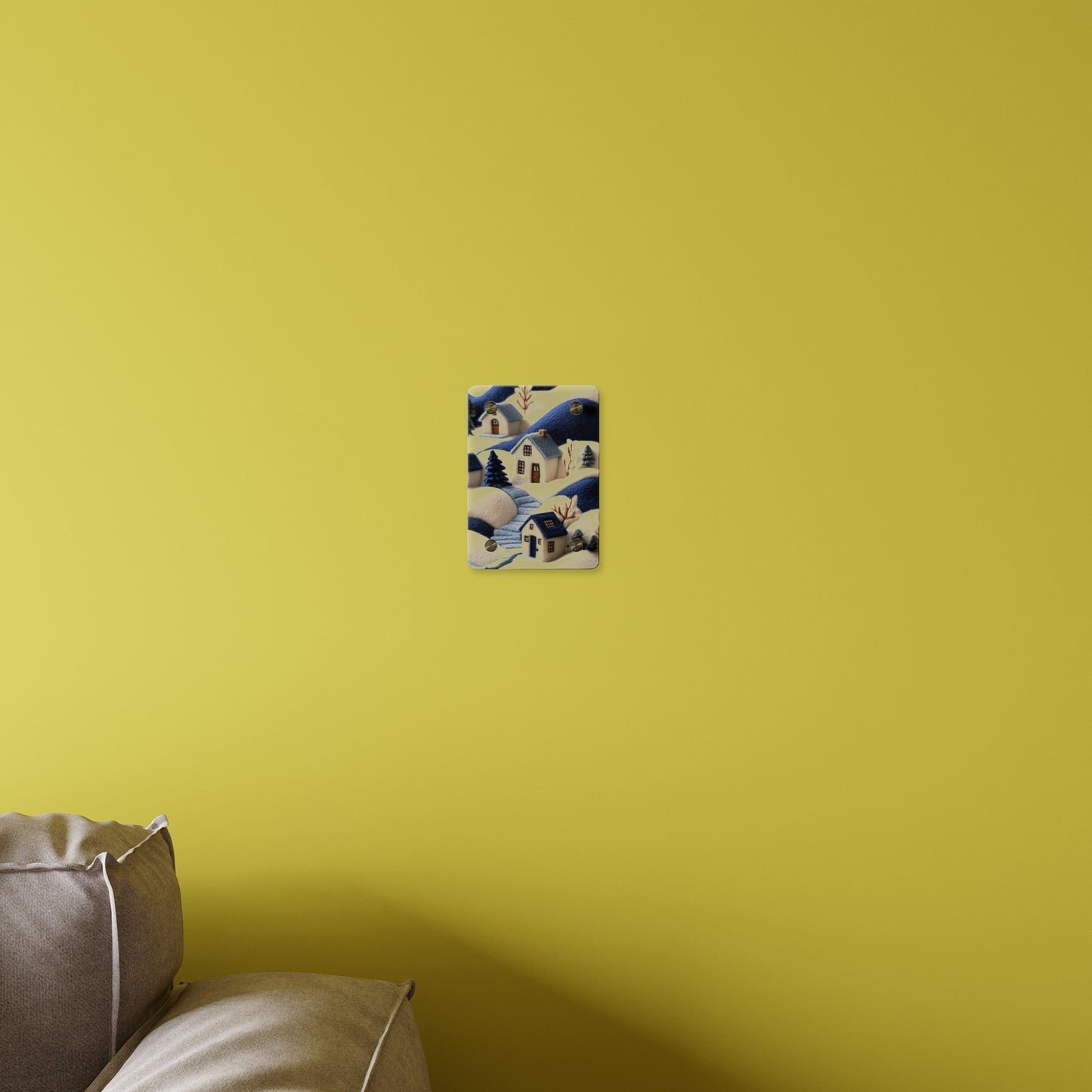 Crochert House  Acrylic Wall Art Panels Home Decor