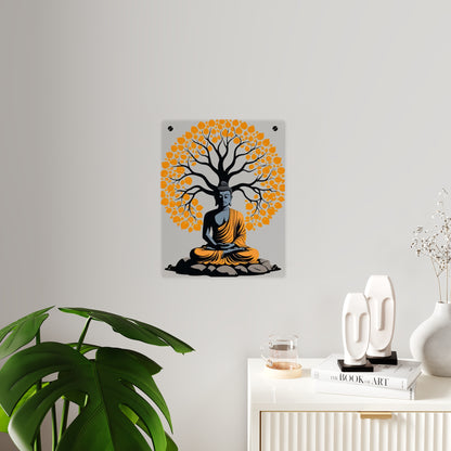 Budda Meditating Wall Art Panels Home Decor