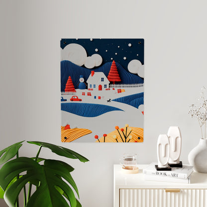 Crochet Acrylic Wall Art Panels Home Decor