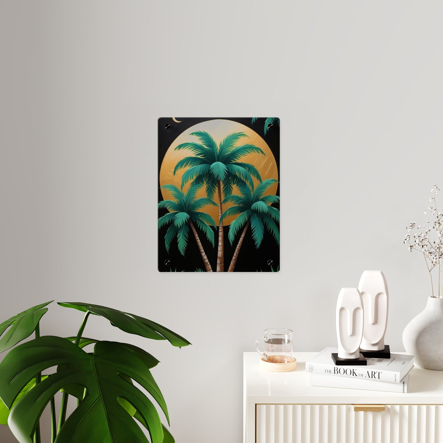 Coconut Acrylic Wall Art Panels Home Decor