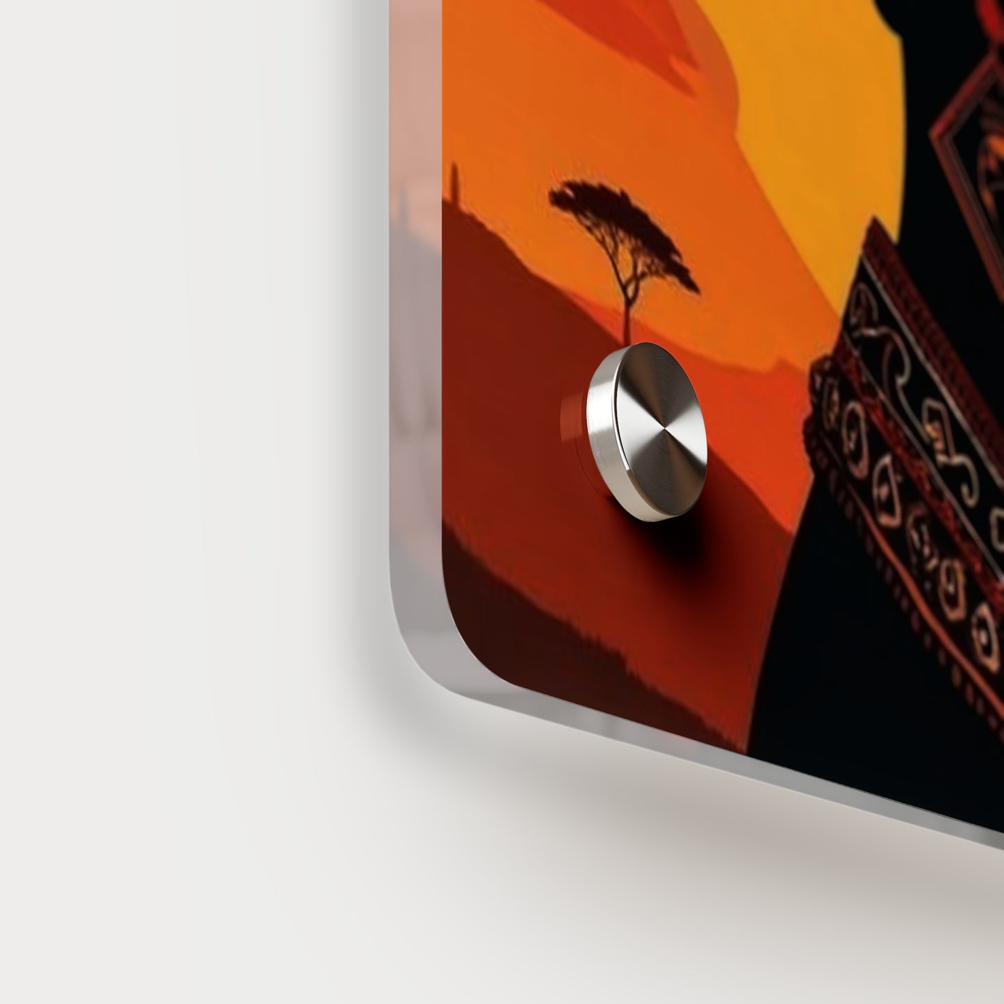 Beautiful Afrohemian Acrylic Wall Art Panels Home Decor