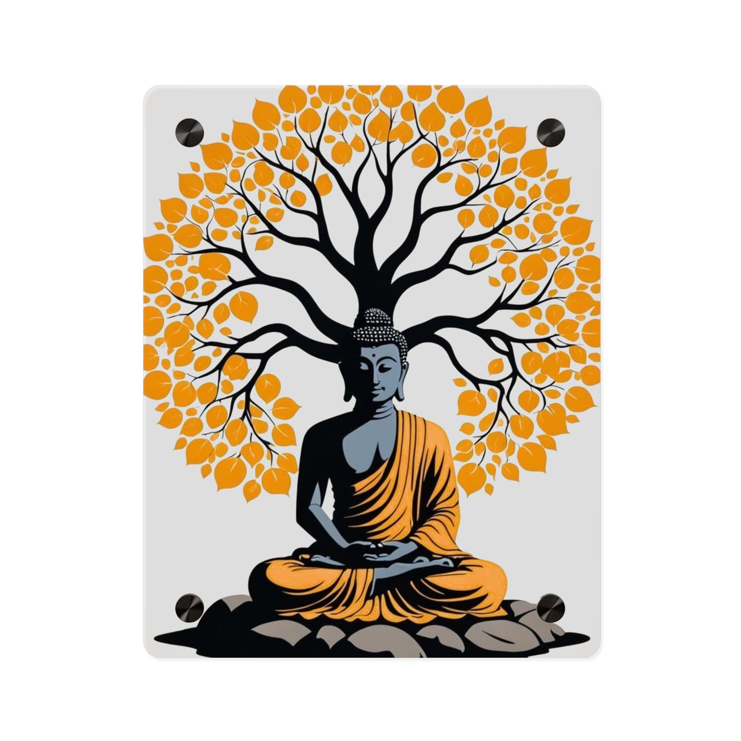 Budda Meditating Wall Art Panels Home Decor