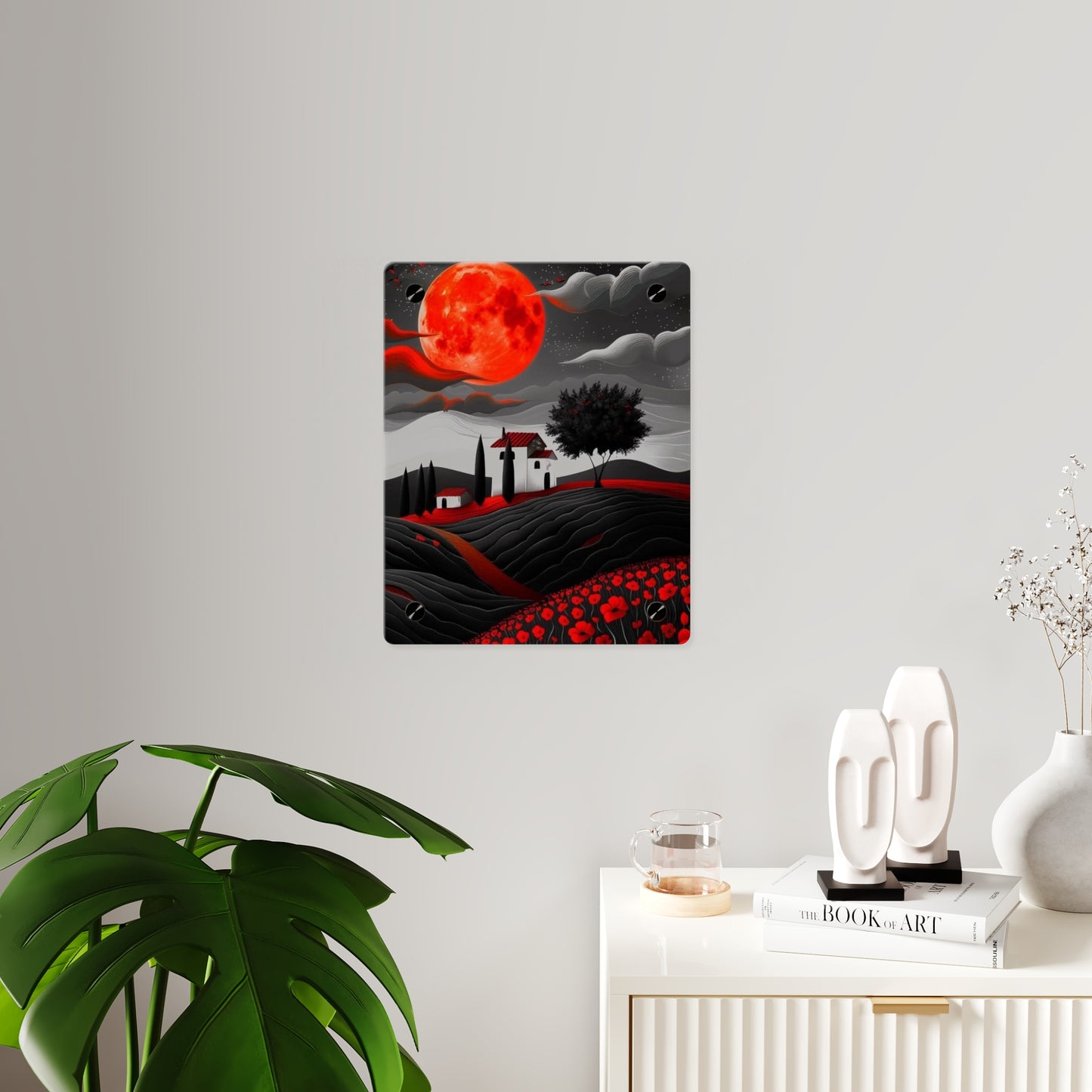 Farm House 3d Art Acrylic Wall Art Panels Home Decor