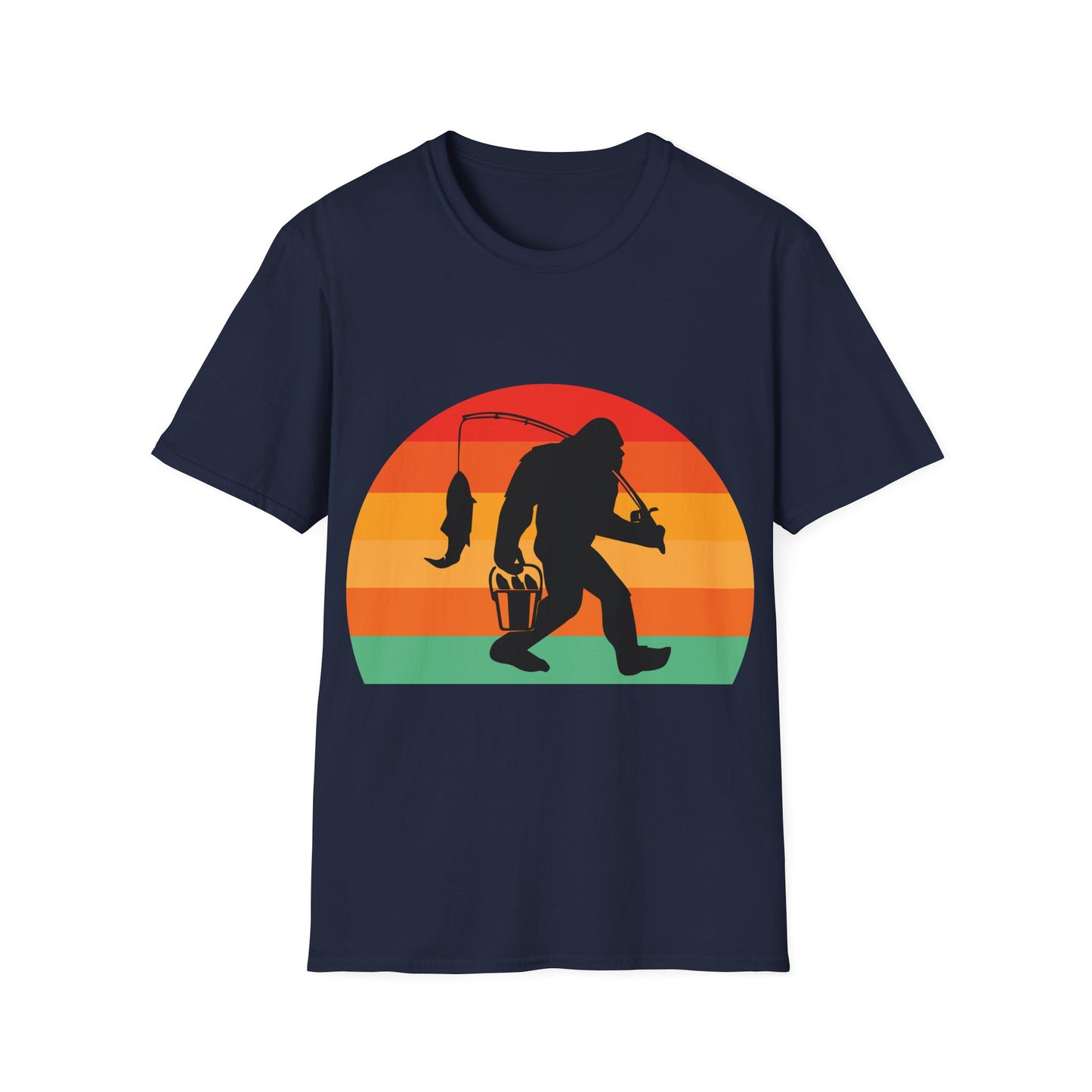 Bigfoot Fishing T-Shirt