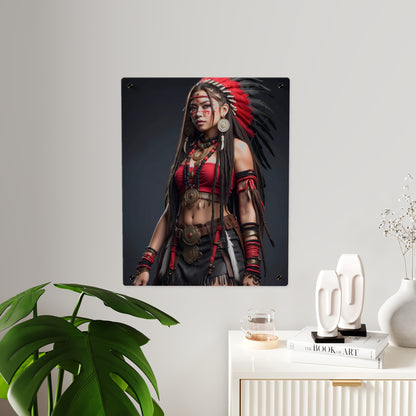 Native American Women Acrylic Wall Art Panels Home Decor