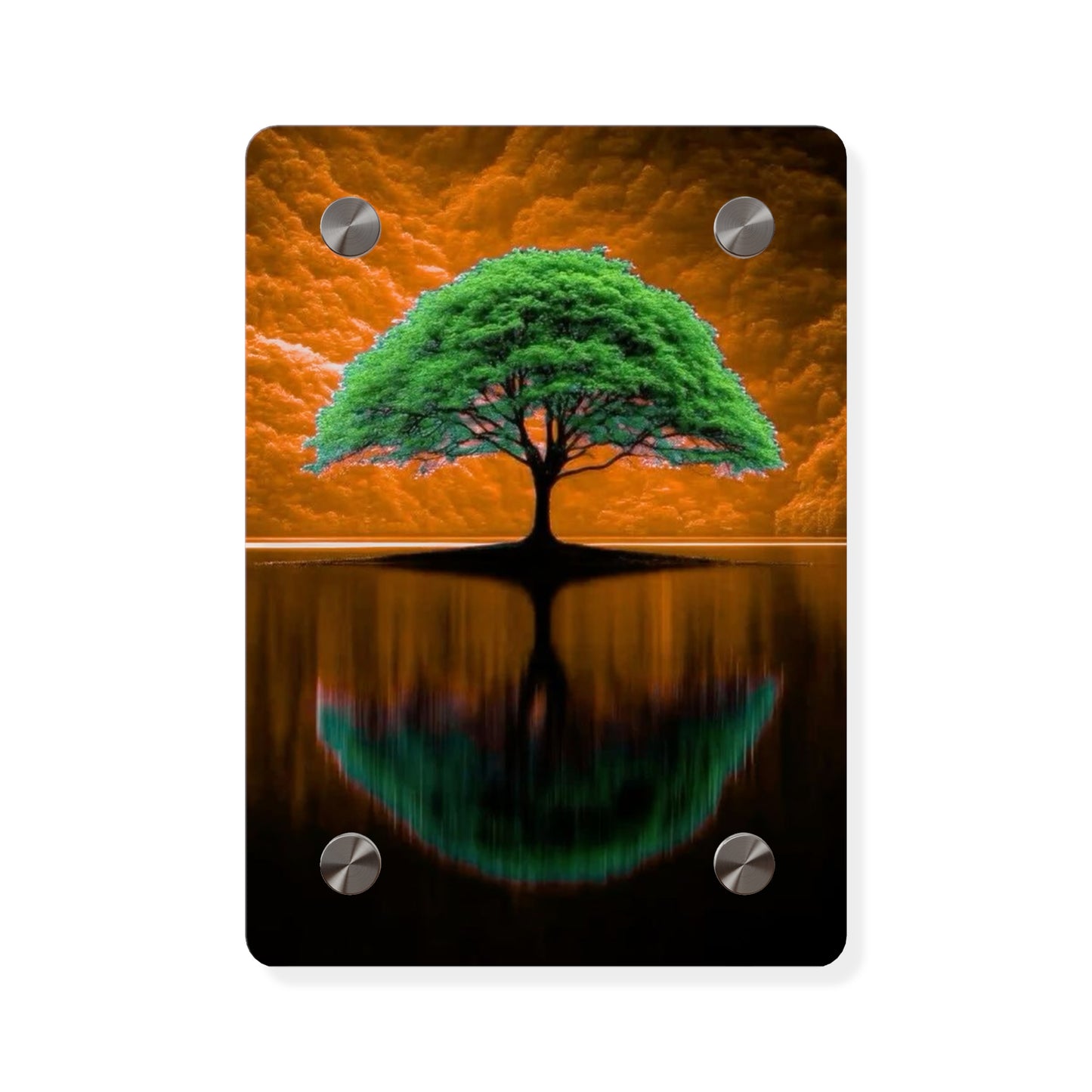 Modern Vintage Tree Acrylic Wall Art Panels Home Decor