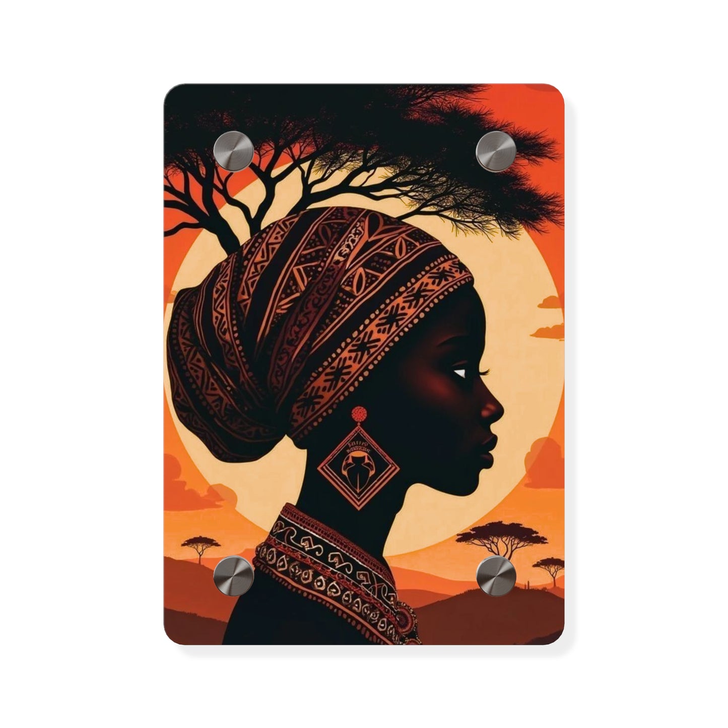 Beautiful Afrohemian Acrylic Wall Art Panels Home Decor