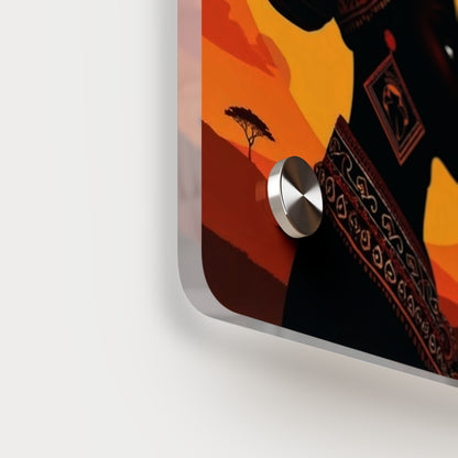 Beautiful Afrohemian Acrylic Wall Art Panels Home Decor