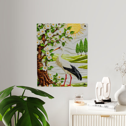 Crane Acrylic Wall Art Panels Home Decor