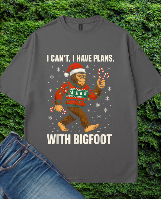 Christmas Funny Bigfoot  T-Shirt
