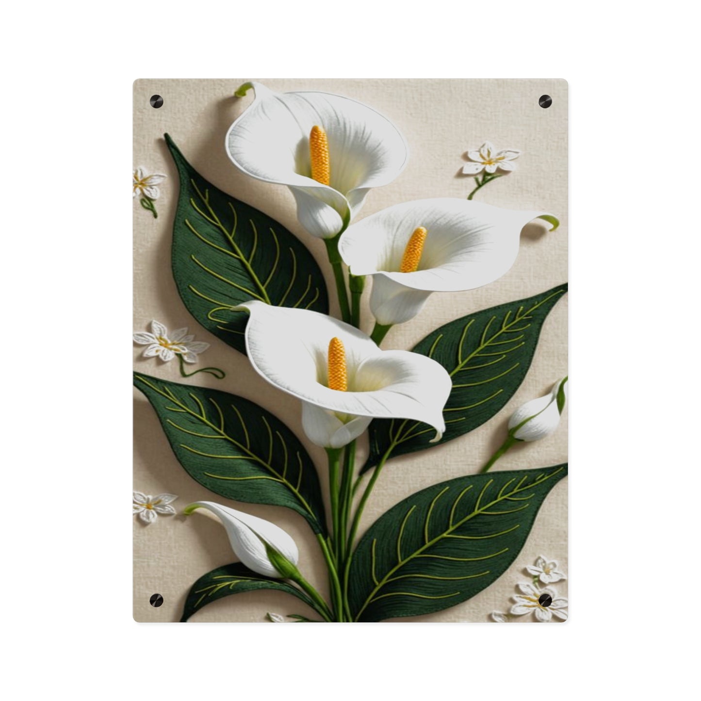 Flower Acrylic Wall Art Panels Home Decor