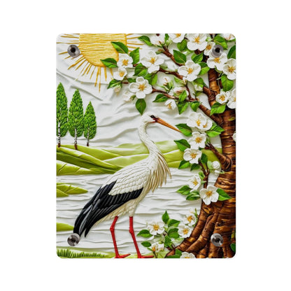 Crane Acrylic Wall Art Panels Home Decor