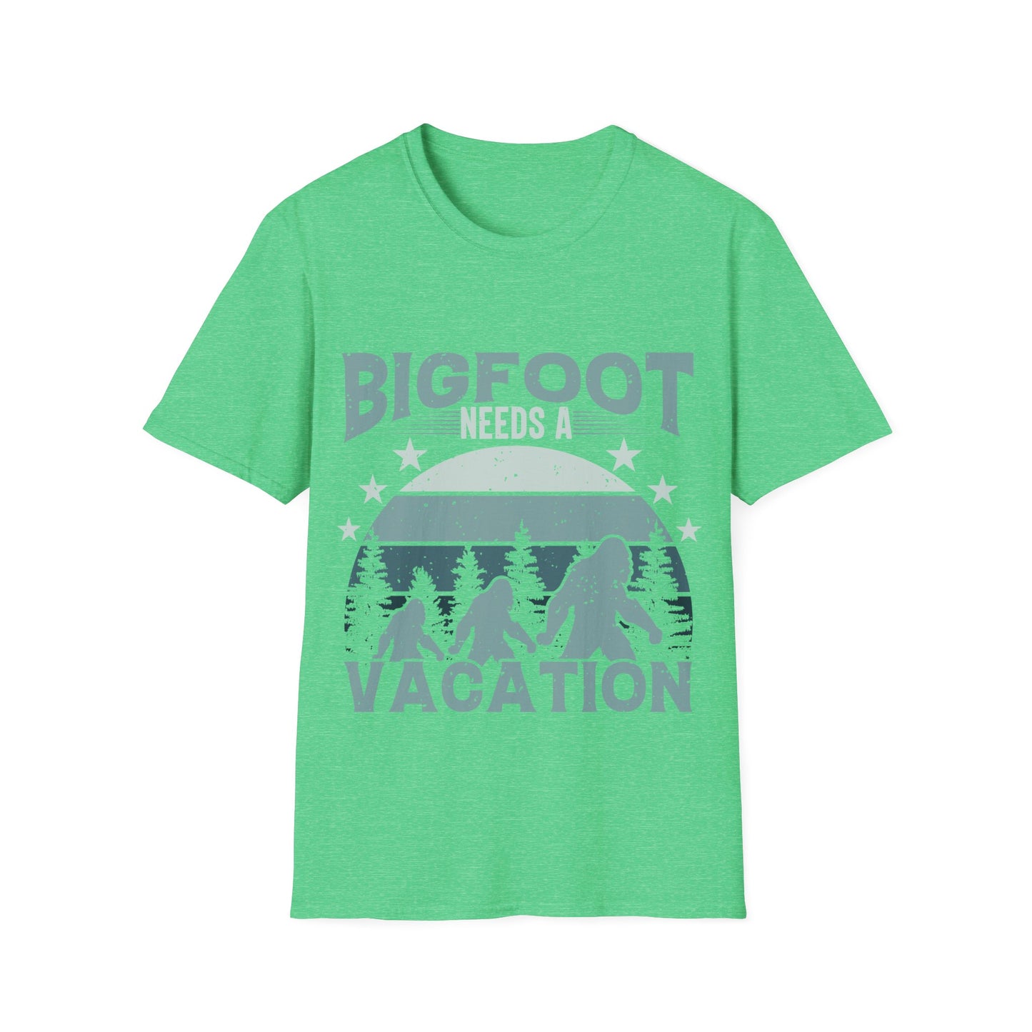 Bigfoot Needs Vacation T-Shirt