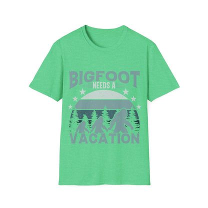 Bigfoot Needs Vacation T-Shirt