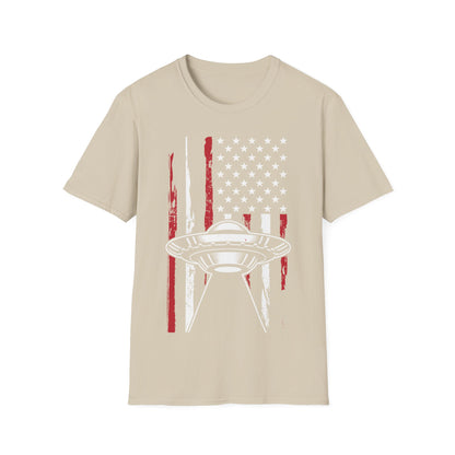 American flag UFO T-Shirt