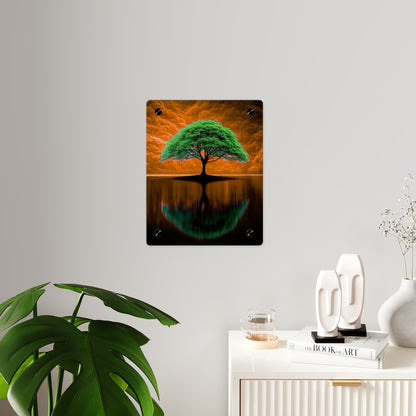 Modern Vintage Tree Acrylic Wall Art Panels Home Decor