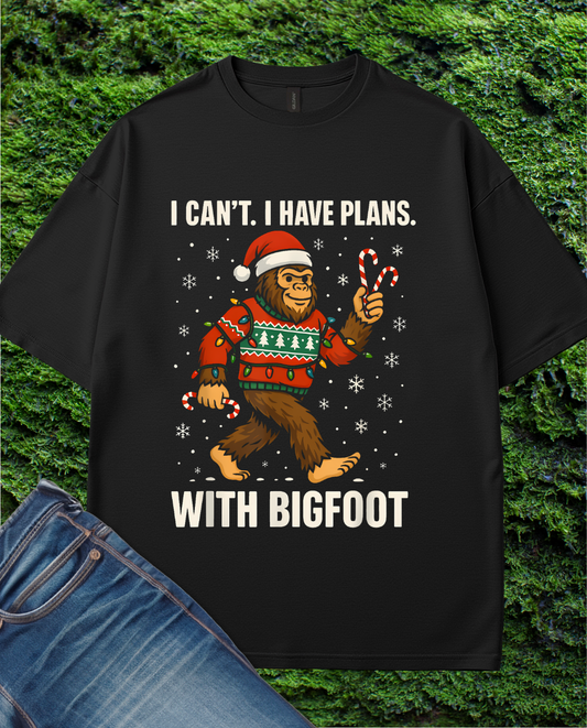 Christmas Funny Bigfoot  T-Shirt