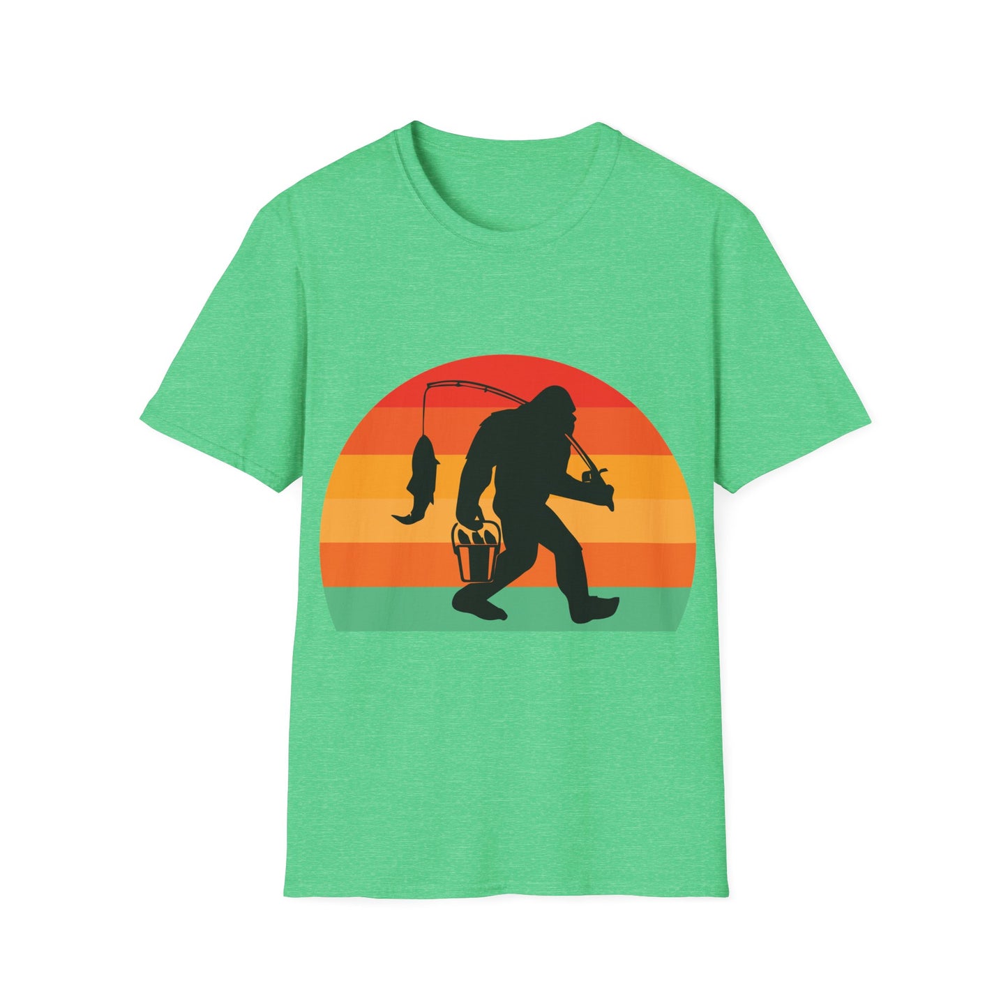 Bigfoot Fishing T-Shirt