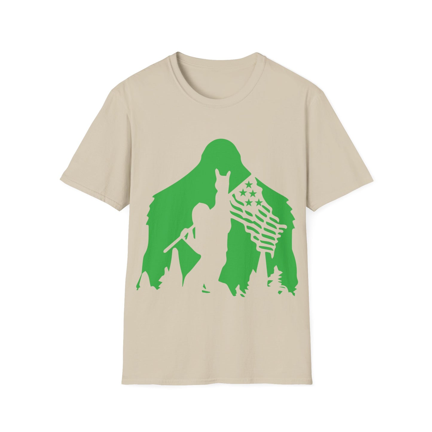 Bigfoot American Flag T-Shirt