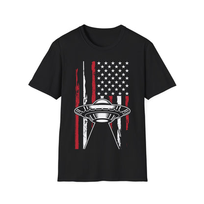 American flag UFO T-Shirt