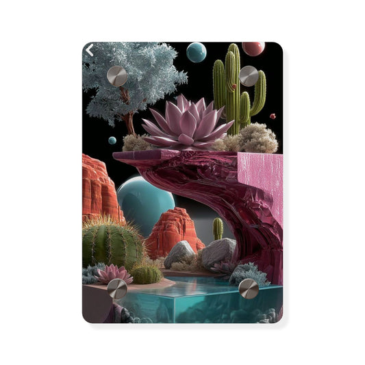 Dersert Oasis Acrylic Wall Art Panels Home Decor