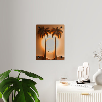 Coconuts Beautiful 3d Art Acrylic Wall Art Panels Home Decor