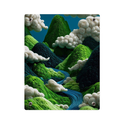 Mountain Side 3d Art Acrylic Wall Art Panels Home Decor