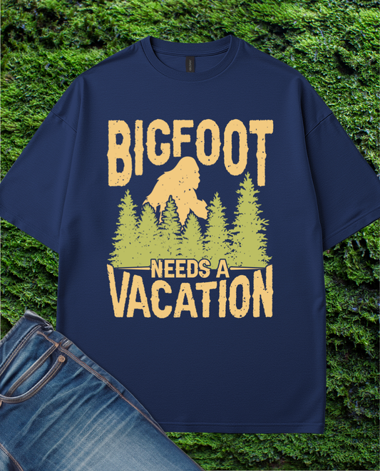 Bigfoot Needs Vacation T-Shirt