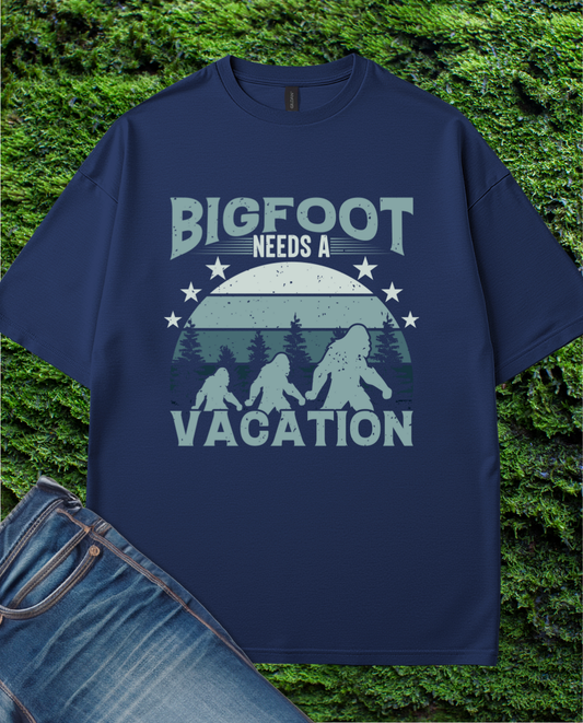 Bigfoot Needs Vacation T-Shirt