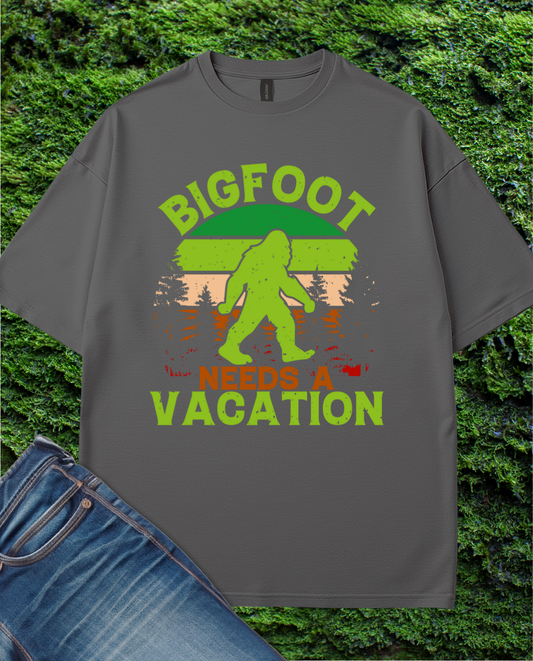 Bigfoot Needs Vacation T-Shirt