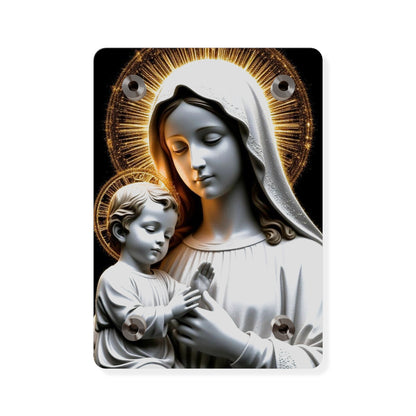 Virgin Merry Christian Acrylic Wall Art Panels Home Decor