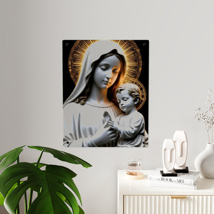 Virgin Merry Christian Acrylic Wall Art Panels Home Decor