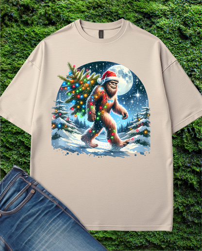 Bigfoot Christmas Holiday T-Shirt