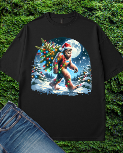 Bigfoot Christmas Holiday T-Shirt