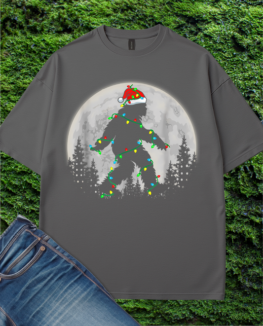 Bigfoot Christmas Santa T-Shirt