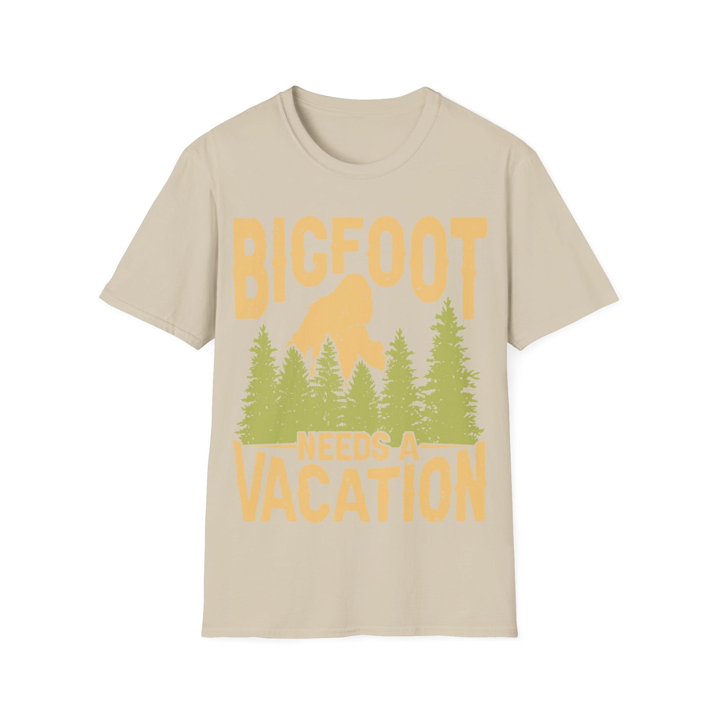 Bigfoot Needs Vacation T-Shirt