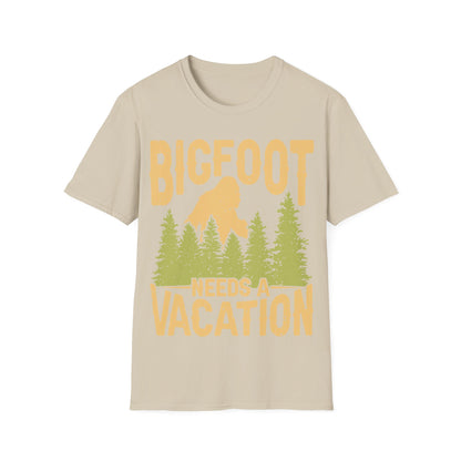 Bigfoot Needs Vacation T-Shirt
