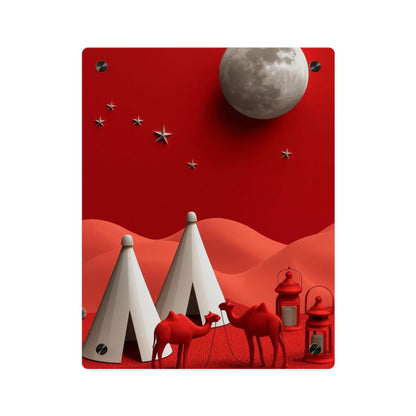 Camp On Desert Acrylic Wall Art Panels Home Decor