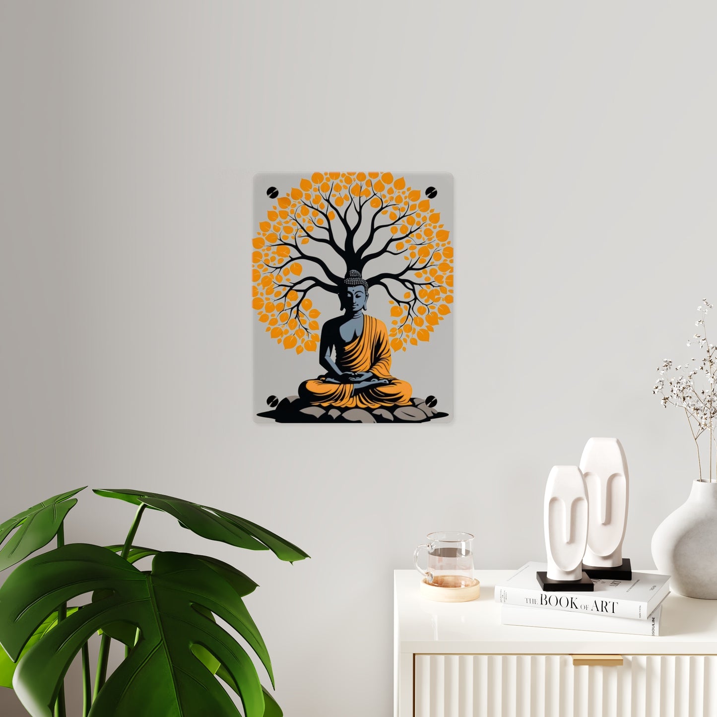 Budda Meditating Wall Art Panels Home Decor