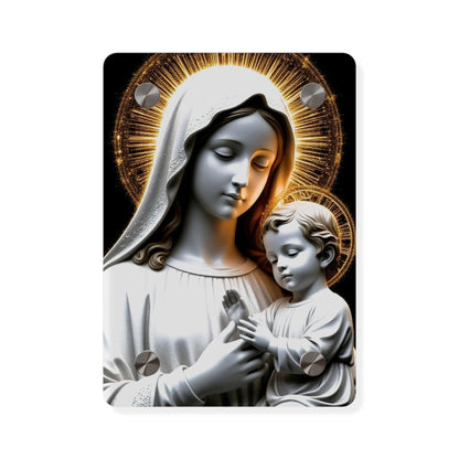 Virgin Merry Christian Acrylic Wall Art Panels Home Decor