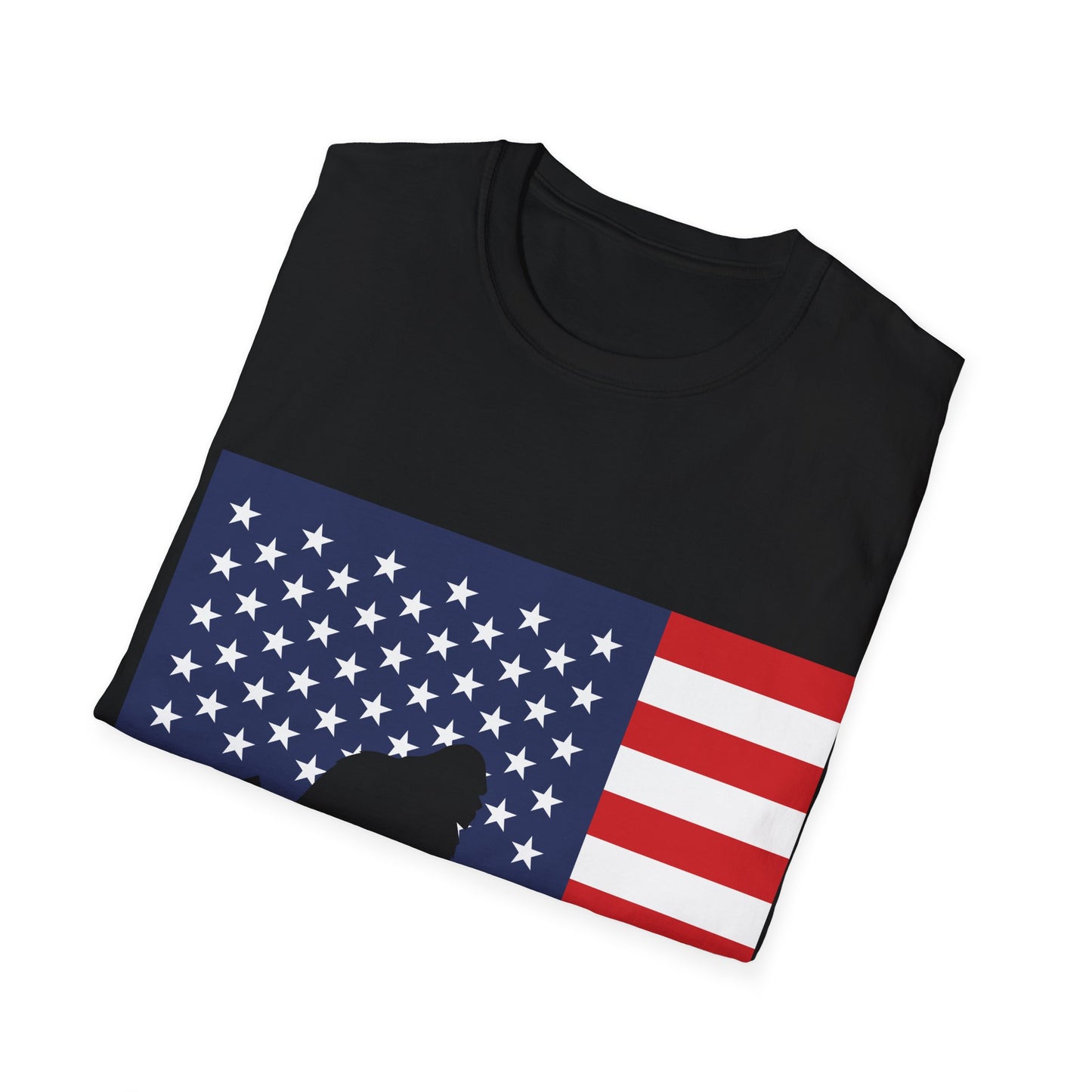 Amarican Bigfoot Flag T-Shirt