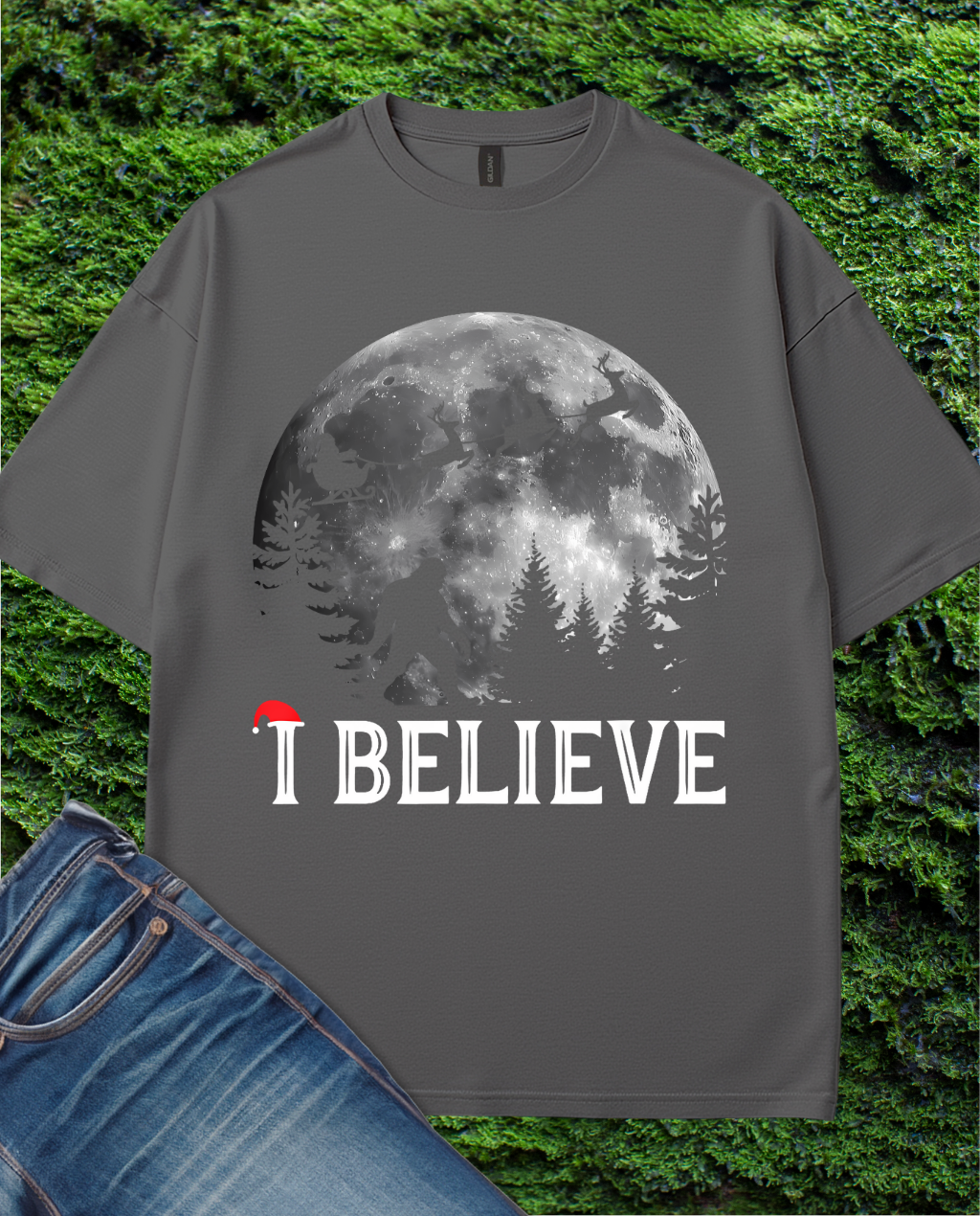Believe Sasquatch Christmas T-Shirt