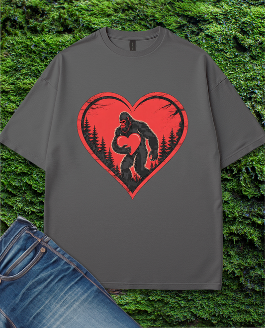 Bigfoot Romantic Design T-Shirt