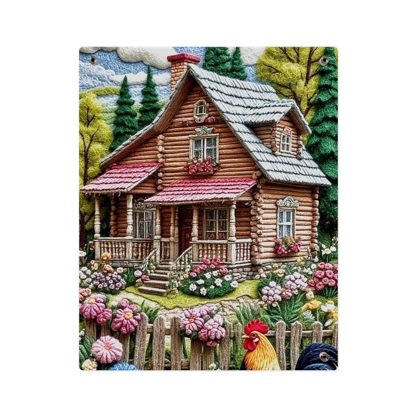 Farm House  Acrylic Wall Art Panels Home Decor