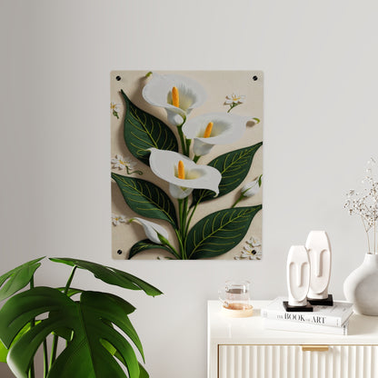 Flower Acrylic Wall Art Panels Home Decor