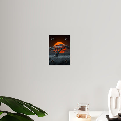 Sunset Savanna Afrohemian Acrylic Wall Art Panels Home Decor