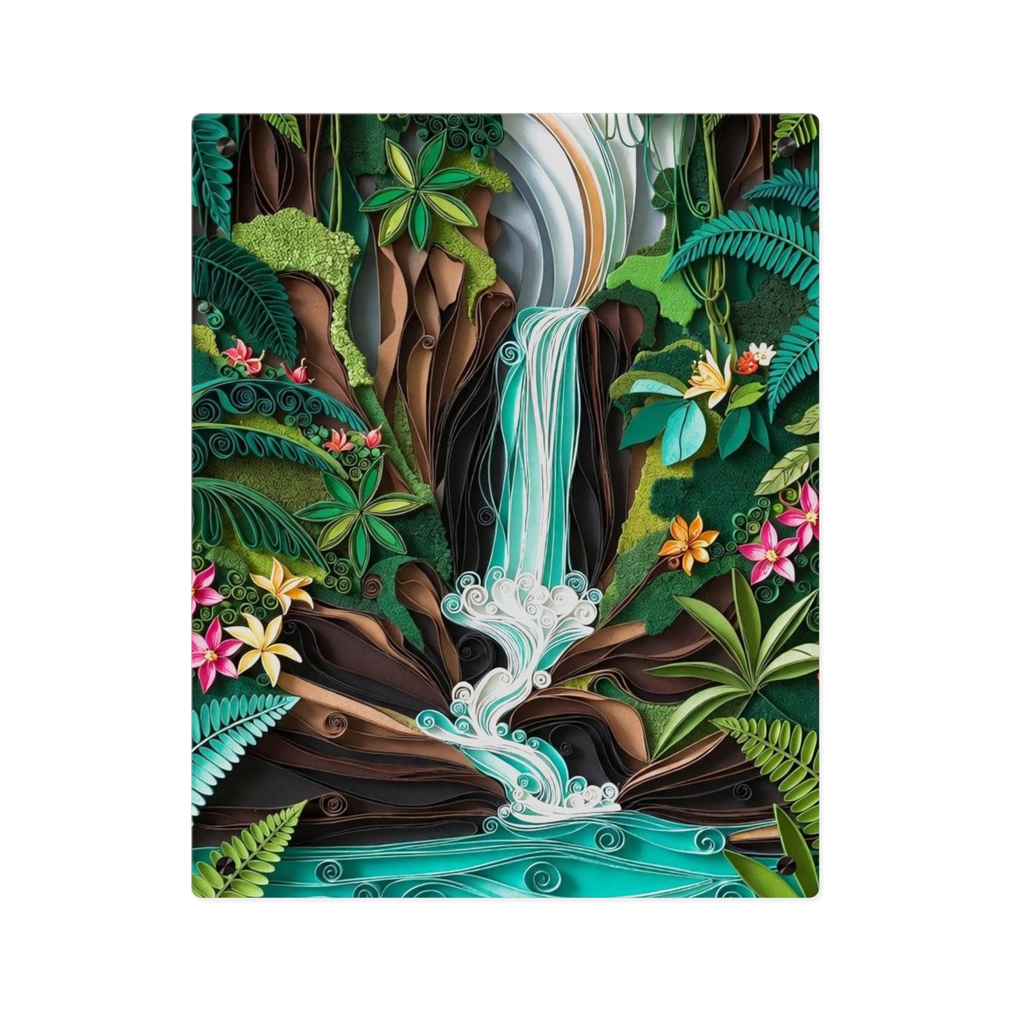 Jungle Acrylic Wall Art Panels Home Decor