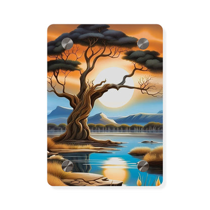 Savanna Tree Acrylic Wall Art Panels Home Decor